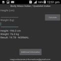 Indice de masa corporal app