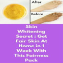 Whitening Your skin In 7days