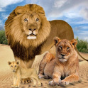 Familia de personas Jungle Kings Lion