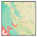 California Offline Road Map