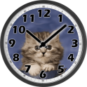 Sweet Cat Clock