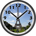 Tour Eiffel Day Clock