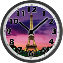 Tour Eiffel Afternoon Clock