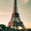 Eiffel tower wallpaper 3d