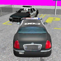 Polizei Parkplatz 3D HD