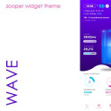 Wave Zooper Widget Theme