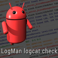 LogMan logcat check