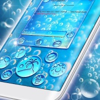 Water Bubbles SMS Theme
