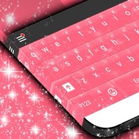 Pink Sparkle Keyboard Theme