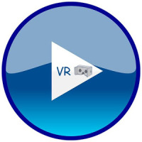 leitor vídeo VR para papelão