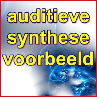 auditieve synthese vb