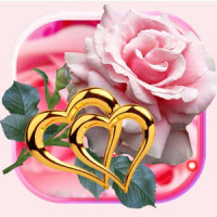 Roses Hearts HD live wallpaper