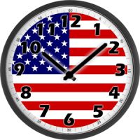 USA Clock