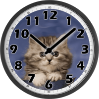 Sweet Cat Clock