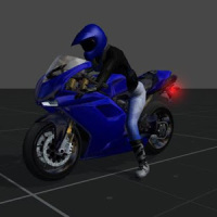 Simulation 3D Motorcycle
