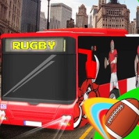 3D Driver Rugby Fan Bus