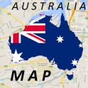Australia Melbourne Map