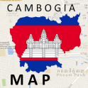 Cambodia Battambang Map