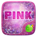 Pink Glitter GO Keyboard Theme