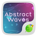 Abstract Waves Keyboard Theme
