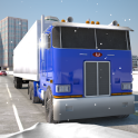 트럭 운전사 3D 알래스카 겨울 도로