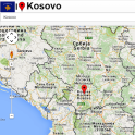 Kosovo map