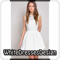 Belleza Blanco Vestidos Diseño
