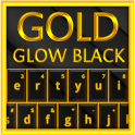 Gold Glow Black Keyboard Theme