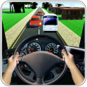 Driving in Bus Racing 3D