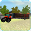 Tracteur 3D: Bois Transport