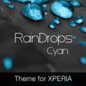 RainDrops Premium Cyan Theme