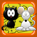 Katz und Maus Labyrinth Puzzel
