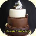 Pastel de bodas de chocolate