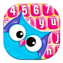 Cute Owl Keyboard Emoji App