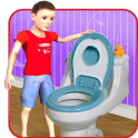 Kids Toilet Emergency Sim 3D