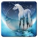 Unicorn Horse HD Analog Clock