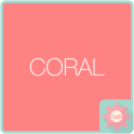 Colorful Talk - Coral 카카오톡 테마