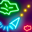 Glow Asteroids Game