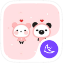 Cute Panda Baby theme & HD wallpapers