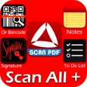 Scan All in One + (PDF, doc bar qr Notes) Free