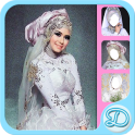 White Wedding Dress Hijab