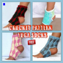 Crochet Pattern Yoga Socks