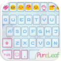 Love Leaf Emoji Keyboard Theme