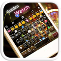 Golden Watch Emoji Keyboard