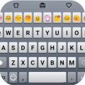 Simple Blue Emoji Keyboard
