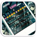 Anime Love Emoji Keyboard Skin