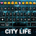 City Life Emoji Keyboard Theme