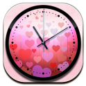 Theme Hearts Clock