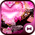Cute Wallpaper Decorative Hearts Theme