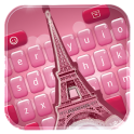 Teclado de color rosa París